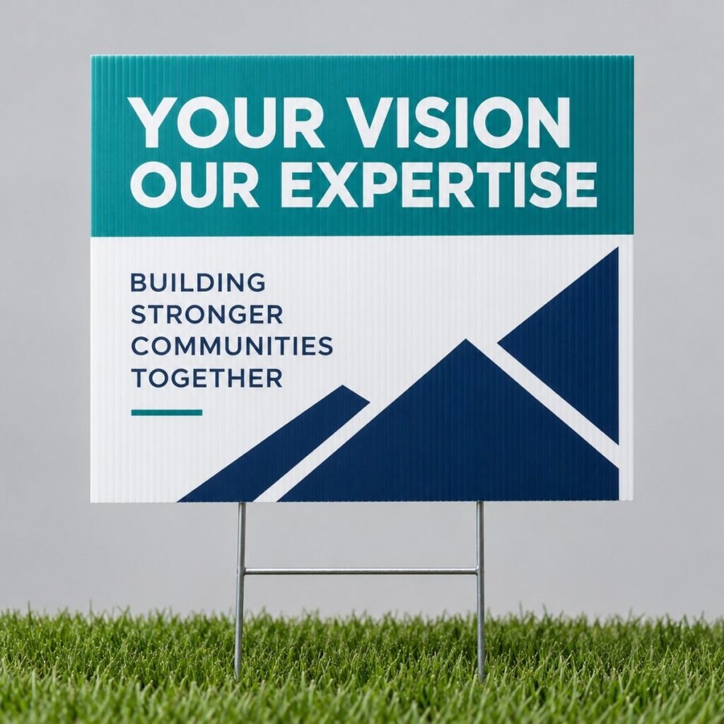 Yard Signs by Print & Form, Las Vegas